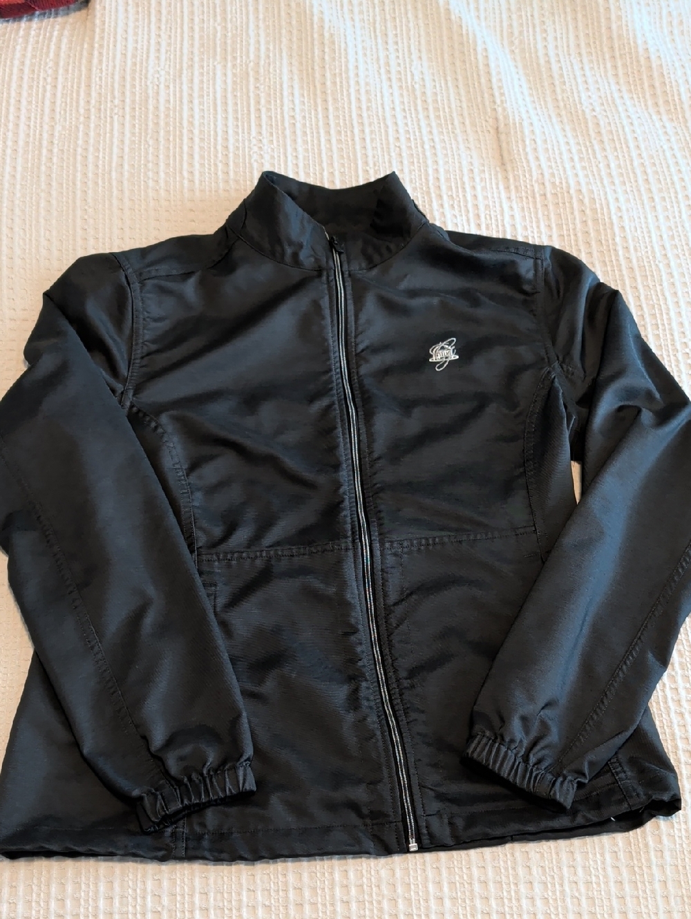 Greg Norman Collection Black Jacket with Shark Logo
